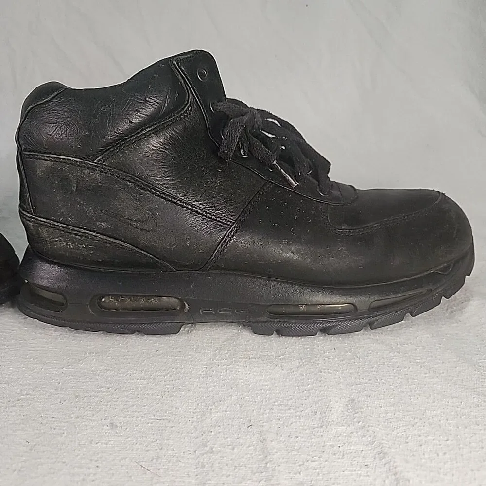 Shoes Nike Air Max Goadome ACG Leather Boots 10.5 Black Waterproof 865031-009